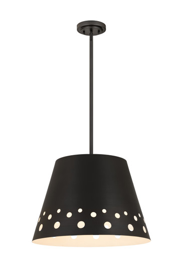 Katie One Light Chandelier in Matte Black (224|601418MB)