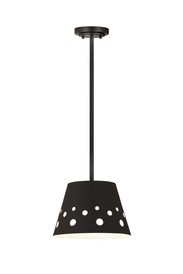 Katie One Light Pendant in Matte Black (224|601412MB)