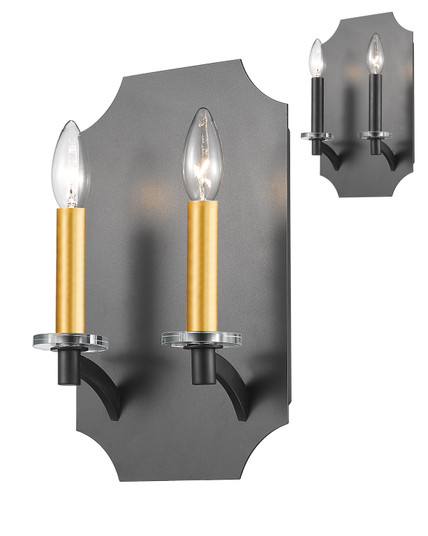 Zander Two Light Wall Sconce in Bronze (224|60082SBRZ)