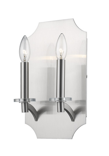 Zander Two Light Wall Sconce in Brushed Nickel (224|60082SBN)