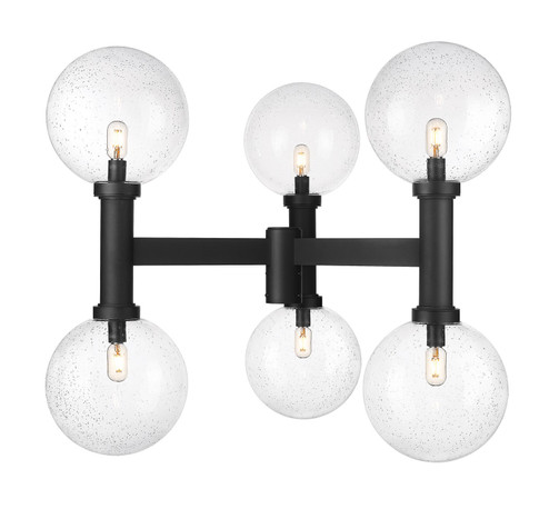 Laurent Six Light Outdoor Post Mount Fixture in Black (224|599BP6BK)