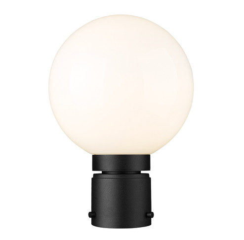 Laurent One Light Outdoor Post Mount Fixture in Black (224|597PHMBK)