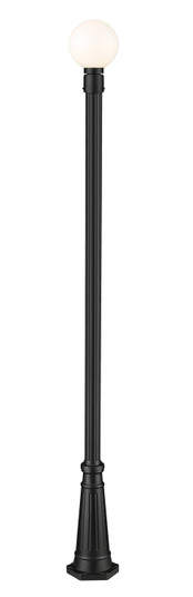 Laurent One Light Outdoor Post Mounted Fixture in Black (224|597PHM519PBK)