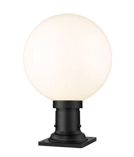 Laurent One Light Outdoor Pier Mounted Fixture in Black (224|597PHB533PMBK)