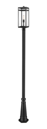 Nuri One Light Outdoor Post Mounted Fixture in Black (224|596PHBR519PBK)