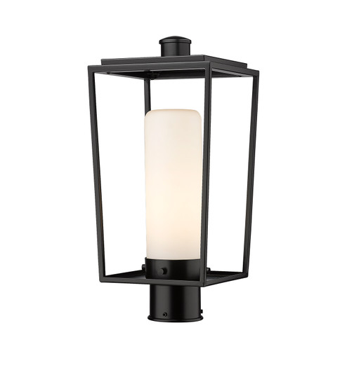 Sheridan One Light Outdoor Post Mount Fixture in Black (224|595PHMRBK)