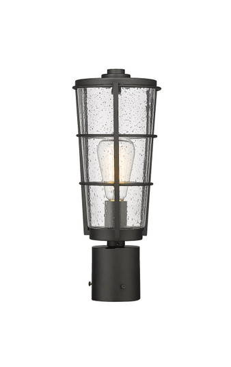 Helix One Light Outdoor Post Mount Fixture in Black (224|591PHMBK)