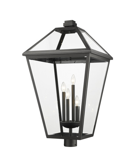 Talbot Four Light Outdoor Post Mount Fixture in Black (224|579PHXLXRBK)