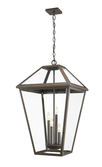 Talbot Four Light Outdoor Chain Mount Ceiling Fixture in Oil Rubbed Bronze (224|579CHXLXORB)
