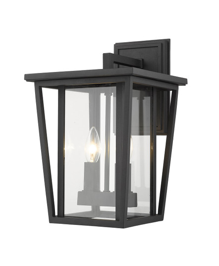 Seoul Two Light Outdoor Wall Sconce in Black (224|571MBK)