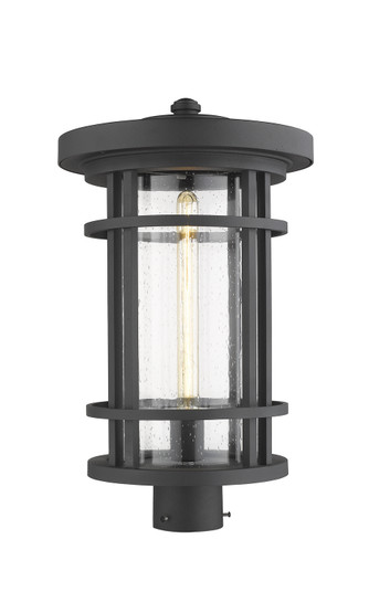Jordan One Light Outdoor Post Mount Fixture in Black (224|570PHXLBK)