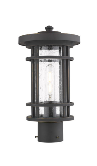 Jordan One Light Outdoor Post Mount Fixture in Oil Rubbed Bronze (224|570PHMORB)