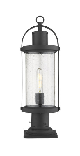 Roundhouse One Light Outdoor Pier Mounted Fixture in Black (224|569PHM533PMBK)