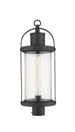 Roundhouse One Light Outdoor Post Mount in Black (224|569PHBBK)