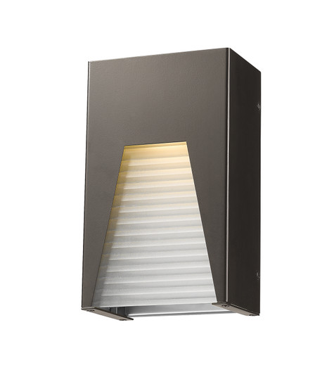 Millenial LED Outdoor Wall Mount in Bronze Silver (224|561SDBZSLFRBLED)