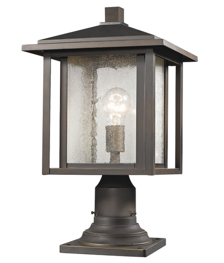 Aspen One Light Outdoor Pier Mounted Fixture in Oil Rubbed Bronze (224|554PHB554PMORB)