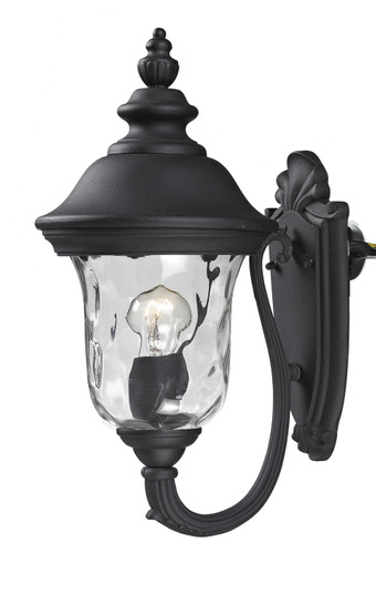 Armstrong One Light Outdoor Wall Light in Black (224|533SBK)
