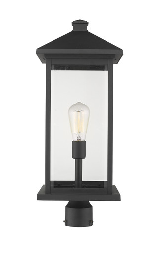 Portland One Light Outdoor Post Mount Fixture in Black (224|531PHBXLRBK)