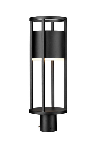Luca LED Outdoor Post Moun Fixture in Black (224|517PHMBKLED)
