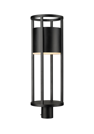 Luca LED Outdoor Post Moun Fixture in Black (224|517PHBBKLED)