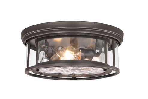 Clarion Three Light Flush Mount in Bronze (224|493F3BRZ)