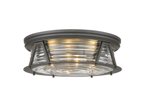 Cape Harbor Four Light Flush Mount in Bronze (224|491F4BRZ)