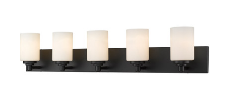 Soledad Five Light Vanity in Matte Black (224|4855VMB)