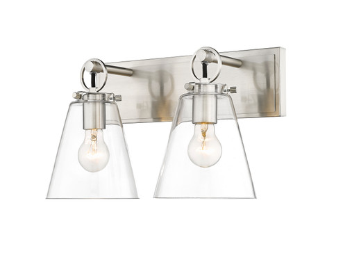 Harper Two Light Vanity in Brushed Nickel (224|4832VBN)