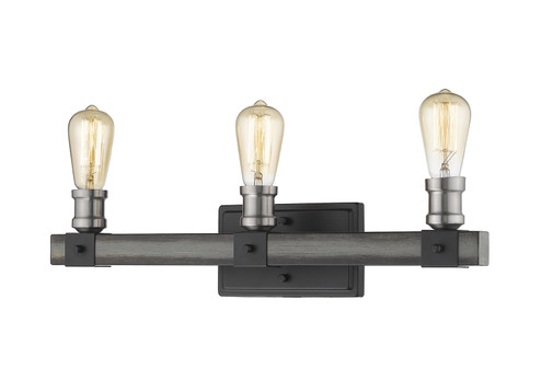 Kirkland Three Light Vanity in Ashen Barnboard (224|4723VABB)
