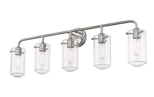 Delaney Five Light Vanity in Brushed Nickel (224|4715VBN)