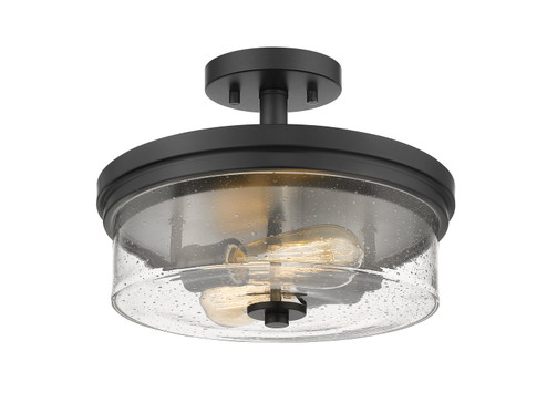Bohin Two Light Semi Flush Mount in Matte Black (224|464SFMB)
