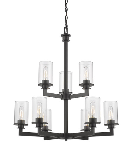 Savannah Nine Light Chandelier in Bronze (224|4629BRZ)