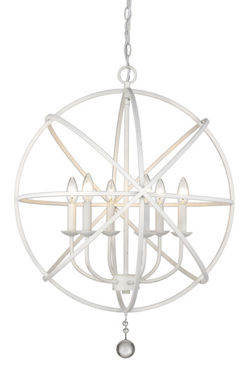 Tull Six Light Chandelier in Matte White (224|45824MW)