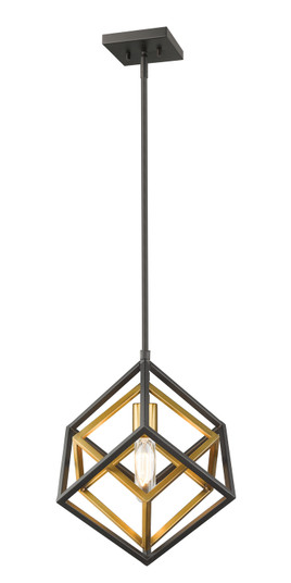 Euclid One Light Pendant in Olde Brass + Bronze (224|457MPOBRBRZ)