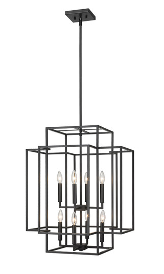 Titania Eight Light Chandelier in Matte Black (224|45428MB)