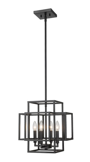 Titania Four Light Pendant in Matte Black (224|45414MB)