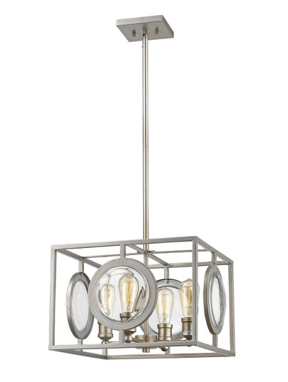 Port Four Light Pendant in Antique Silver (224|44816AS)
