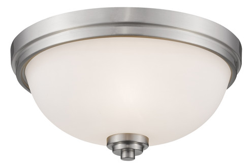 Ashton Three Light Flush Mount in Brushed Nickel (224|443F3BN)