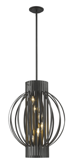 Moundou Six Light Pendant in Bronze (224|43620BRZ)