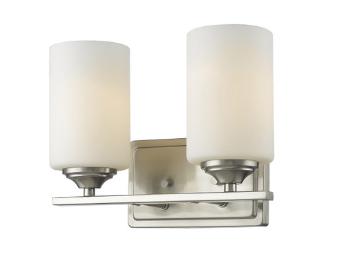 Bordeaux Two Light Vanity in Brushed Nickel (224|4352VBN)