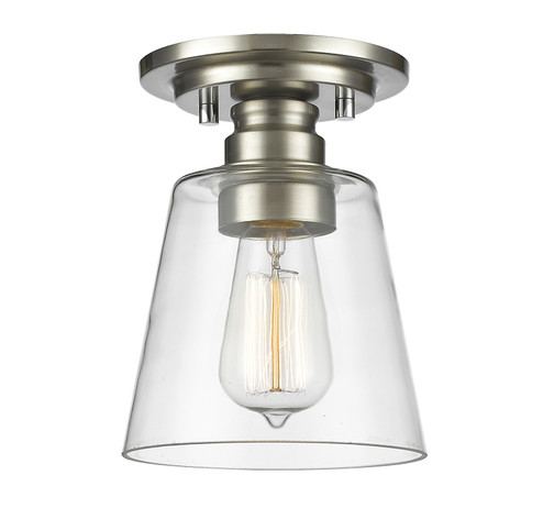 Annora One Light Flush Mount in Brushed Nickel (224|428F1BN)