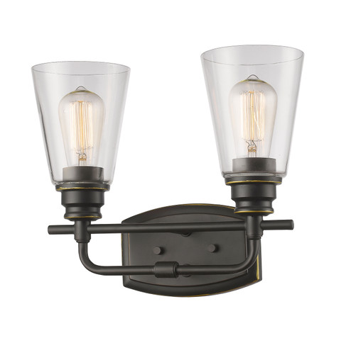 Annora Two Light Vanity in Olde Bronze (224|4282VOB)