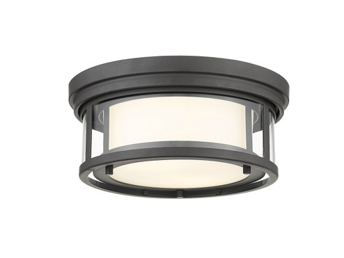 Willow Two Light Flush Mount in Bronze (224|426F12BRZ)