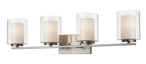 Willow Four Light Vanity in Brushed Nickel (224|4264VBN)