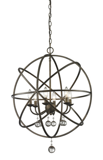 Acadia Six Light Chandelier in Golden Bronze (224|41624)