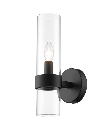 Datus One Light Wall Sconce in Matte Black (224|40081SMB)