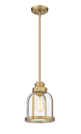 Burren One Light Pendant in Heritage Brass (224|337MPHBR)