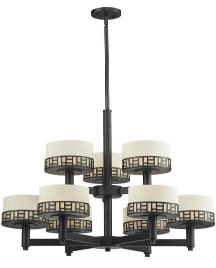 Elea Nine Light Chandelier in Bronze (224|3299BRZ)
