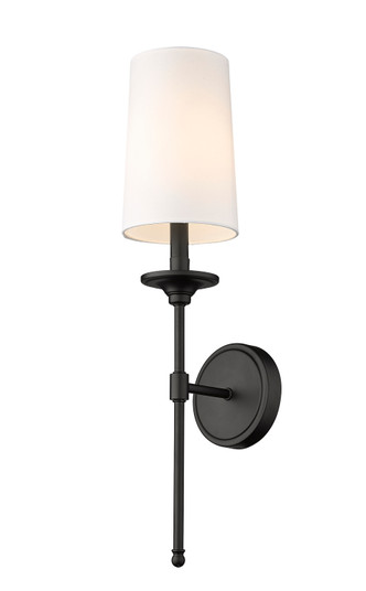 Emily One Light Wall Sconce in Matte Black (224|30331SMB)
