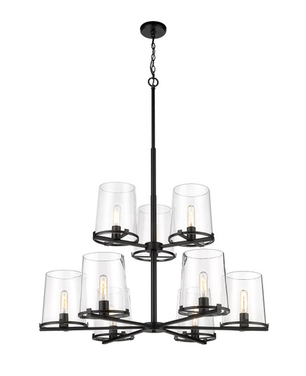 Callista Nine Light Chandelier in Matte Black (224|30329MB) Callista Nine Light Chandelier in Matte Black (224|30329MB)